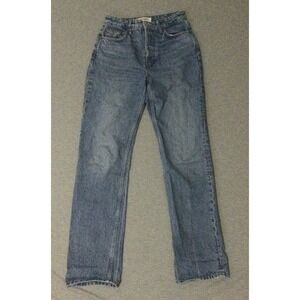 Reformation Women blue straight Jeans Size 25 button fly